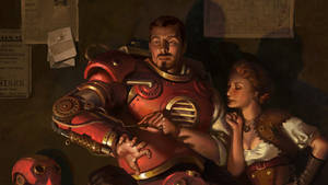 Cool Iron Man Steampunk Artwork Wallpaper