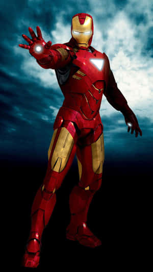 Cool Iron Man Whole Body Art Iphone Wallpaper