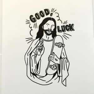 Cool Jesus - Representing Divine Love, Joy, & Youth Wallpaper