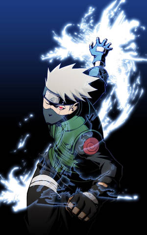 Cool Kakashi Electric Shock Wallpaper