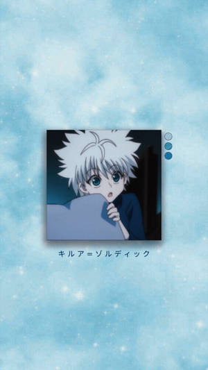 Cool Killua In Clouds Wallpaper