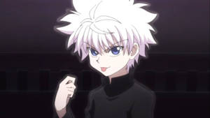 Cool Killua Looks Undefeatable Wallpaper