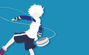 Cool Killua Minimalist Wallpaper