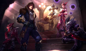 Cool League Of Legends Groupie Wallpaper