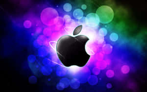 Cool Mac Logo Bokeh Circles Wallpaper