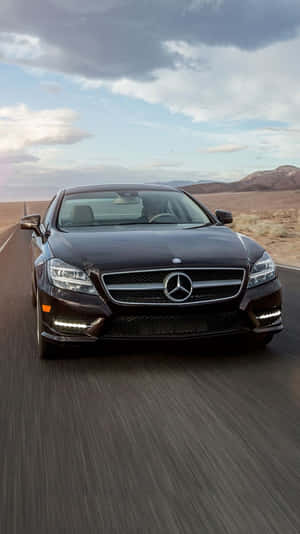 Cool Mahogany Mercedes Classic Iphone Wallpaper