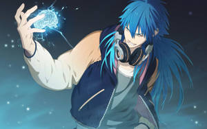 Cool Men Anime Boy Blue Aesthetic Wallpaper