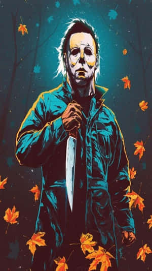 Cool Michael Myers 1152 X 2048 Wallpaper