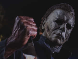 Cool Michael Myers With A Knife Wallpaper