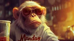 Cool Monkey Monday Meme Wallpaper