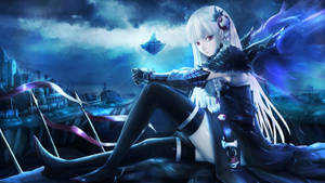 Cool Night Core Anime Girl Wallpaper