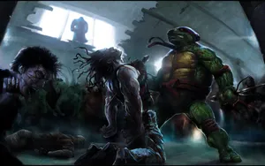 Cool Ninja Ready For Battle Wallpaper