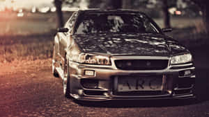 Cool Nissan Skyline Ready To Revolutionize The Streets Wallpaper