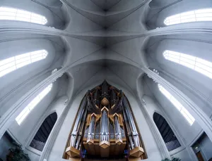 Cool Pipe Organ In Hallgrimskirkja Wallpaper