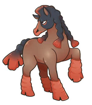 Cool Pose Of Mudsdale Wallpaper
