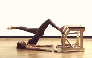 Cool Pose Of Pilates Wallpaper