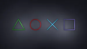 Cool Ps4 Colorful Matte Colors On Large Controller Icons Wallpaper