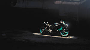 Cool Racing Hayabusa Bike In The Dark Wallpaper