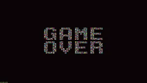 Cool Retro Game Over Wallpaper