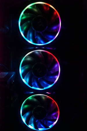 Cool Rgb Backlight Fans Wallpaper