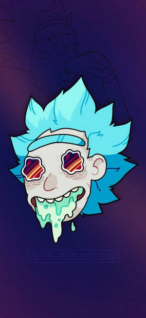 Cool Rick And Morty Drooling Rick Wallpaper