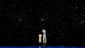 Cool Rick And Morty In Space Wallpaper