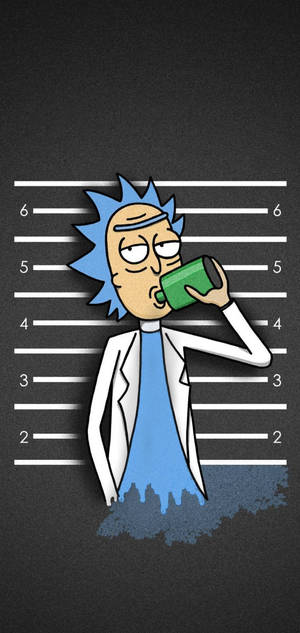 Cool Rick And Morty Mugshot Wallpaper