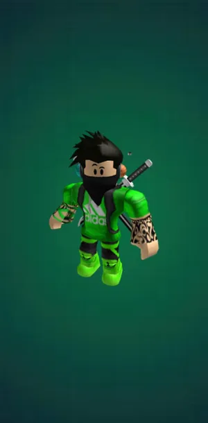 Cool Roblox Green Man Wallpaper
