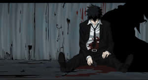 Cool Sad Anime Character Shinya Kogami Wallpaper