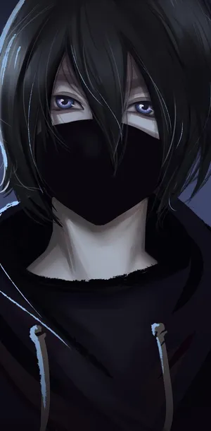 Cool Sad Boy With Long Hair Wallpaper