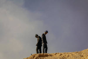 Cool Shot Of Two Sad Guys Wallpaper