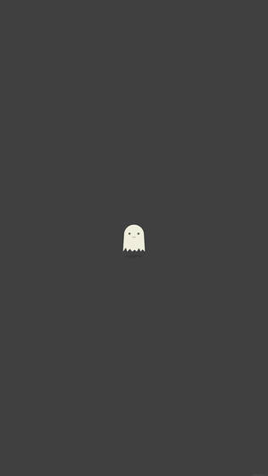 Cool Simple Cute Ghost For Iphone Wallpaper