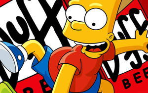 Cool Simpsons Laptop Lock Screen Theme Wallpaper