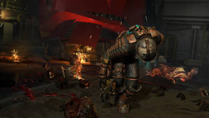 Cool Space Injured Man Wallpaper