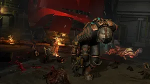 Cool Space Injured Man Wallpaper