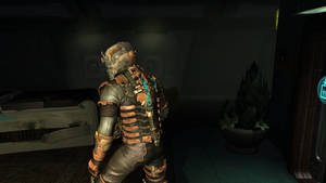 Cool Space Man In Abandoned Place Wallpaper