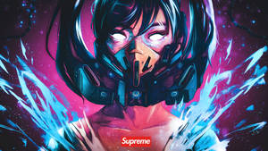 Cool Supreme Masked Woman Wallpaper