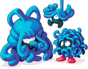 Cool Tangela Evolution Fan Art Wallpaper
