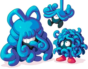Cool Tangela Evolution Fan Art Wallpaper