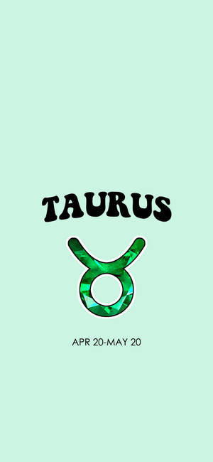 Cool Taurus Aesthetic Iphone Lock Screen Wallpaper