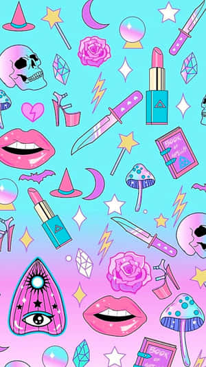 Cool_ Teen_ Pop_ Culture_ Pattern.jpg Wallpaper