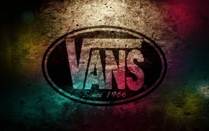 Cool Vans Logo With Colorful And Unique Design Wallpaper