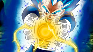 Cool Vegeta Screaming Wallpaper