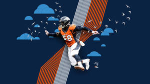 Cool Von Miller Fan Art Wallpaper