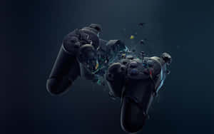 Cool Xbox Broken Controller Wallpaper