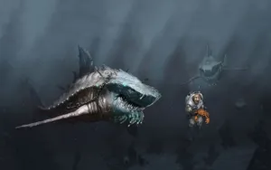 Coolest Ocean Monsters Wallpaper