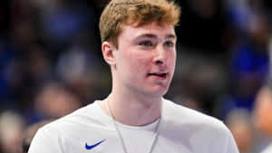 Cooper Flagg Basketball Prospect Wallpaper