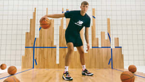 Cooper Flagg Basketball Skills Wallpaper