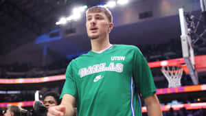 Cooper Flagg Basketball Star Wallpaper