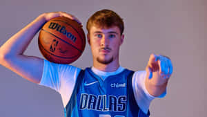 Cooper Flagg Dallas Basketball Star Wallpaper
